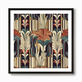 Deco Wallpaper 6 Art Print