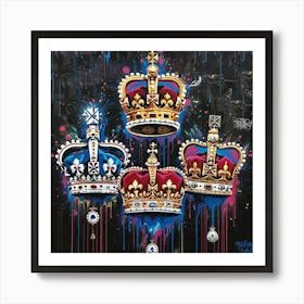 Crowns Art Print