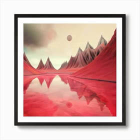 Abstract Landscape - Abstract Stock Videos & Royalty-Free Footage 1 Art Print