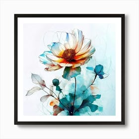 Dahlia 6 Art Print