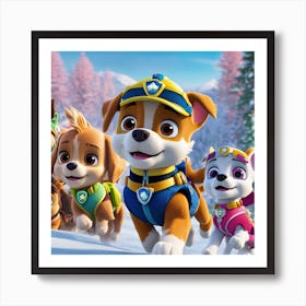 Paw Patrol remake 1 Art Print