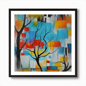 Abstract Of Trees 2 Art Print