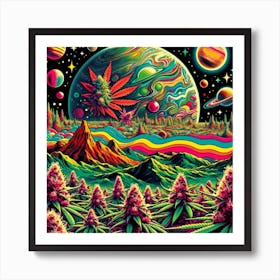 Bud Planet Art Print