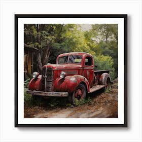 Old Truck 1 Art Print