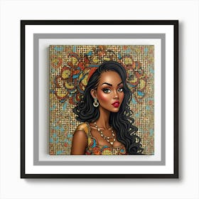 African Woman 3 Art Print