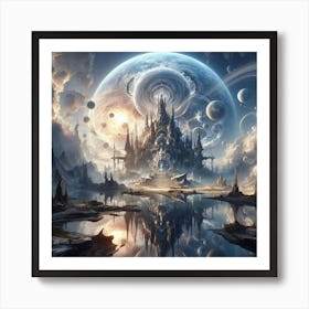 Space City 1 Art Print