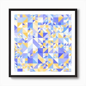 Abstract Geometric Pattern 9 Art Print