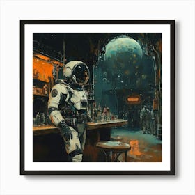 Space Bar Art Print