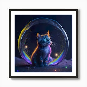 Cat Galaxy (17) Art Print