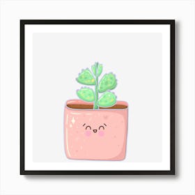 Cute Succulent Art Print