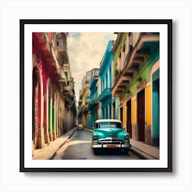 Cuba Stock Videos & Royalty-Free Footage Art Print
