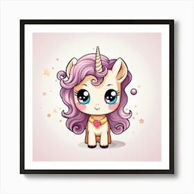 Cute Unicorn 377 Affiche