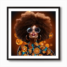 Afro Girl 65 Art Print