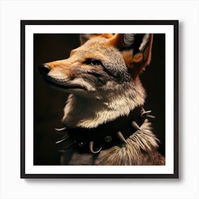 Fox With Spikes Art Print