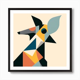 Geometric Dog Art Print