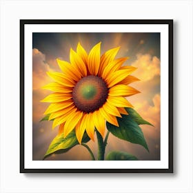 Sunflower 1 Art Print