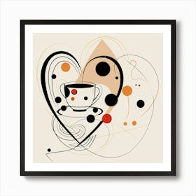 Coffee Love Illustration 4 Art Print