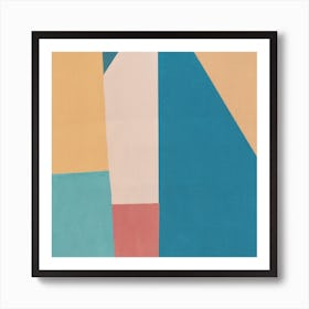 Simple Colors Sail 1 Art Print