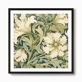 Flower Floral Pattern Floral Digital Paper Spring Flora Botanical Blossom Bloom Vintage Art Art Print