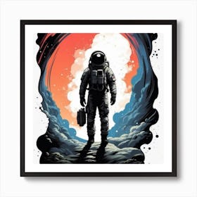 Space Explorer Art Print