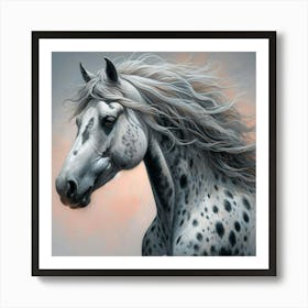 Polo Horse Art Print