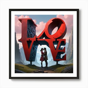 Valentine'S Day Love 1 Art Print