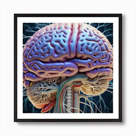 Human Brain 92 Art Print