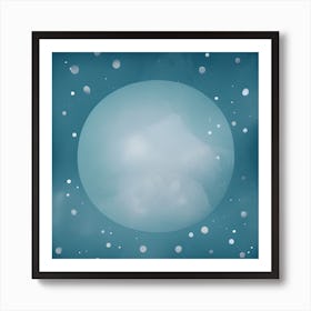 Celestial Blue Art Print