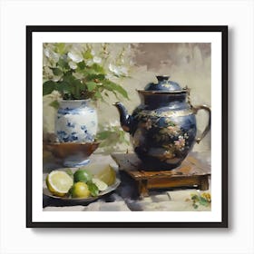 JAPANESE OIL Art Print