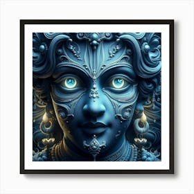 Lord Krishna 3 Art Print