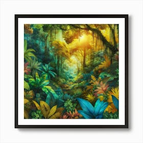 Tropical Jungle 1 Póster