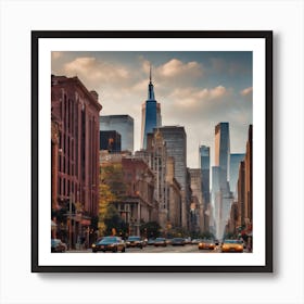 New York City Skyline Art Print