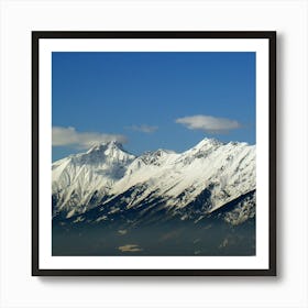 Snowy Mountains 1 Art Print