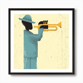 Jazz Musician Art Print