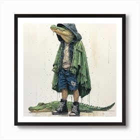 Crocs fashion Art Print