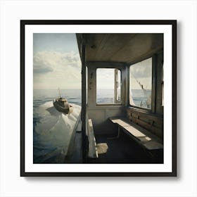 View From A Boat Art Print