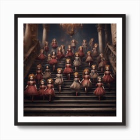 Doll army Art Print