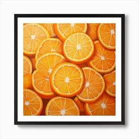 Orange Slices Art Art Print