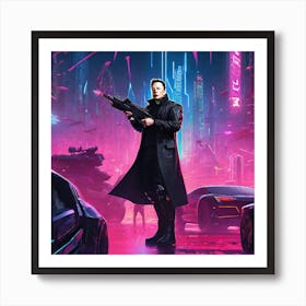 Futuristic Cityscape 75 Art Print