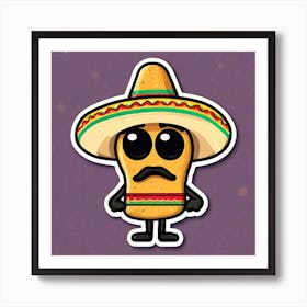 Mexican Taco 1 Art Print