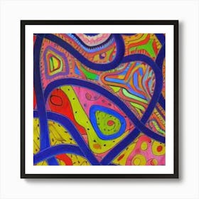 Abstract Painting 23 Art Print