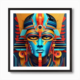 Egyptian Art 1 Art Print
