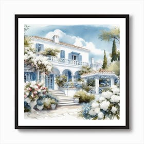 Villa Art Print