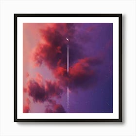 Moonn Art Print