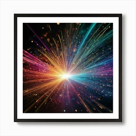 Rays Of Light Art Print