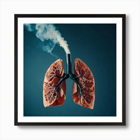 Lungs Stock Videos & Royalty-Free Footage 1 Art Print