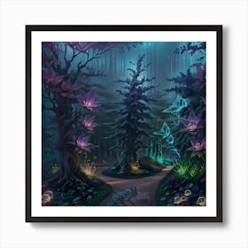 Forest Path 1 Art Print