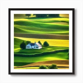 House In The Countryside 2 Art Print