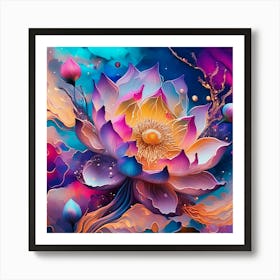 Lotus Flower 3 Art Print