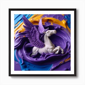 'Purple Horse' 1 Art Print